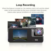 Dash Cam Front And Inside, Front Camera 1080P