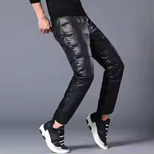 Winter 90% White Duck Down Pants Mens