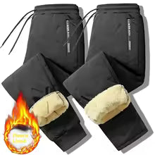 Men's Winter Thiened Warm Lamb Velvet Cotton Pants