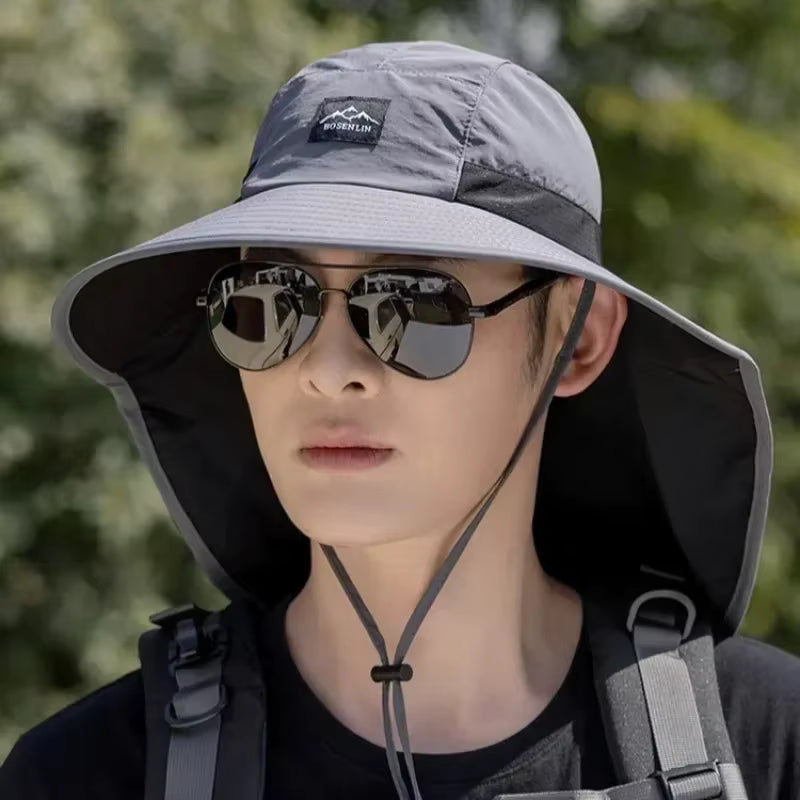 Caps Summer Wide Brim Neck Protection Unisex