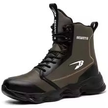 Safety Shoes Men Boots High Top Work Sneakers