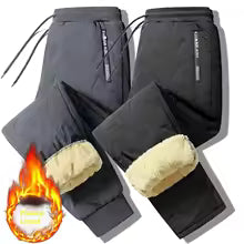 Men's Winter Thiened Warm Lamb Velvet Cotton Pants